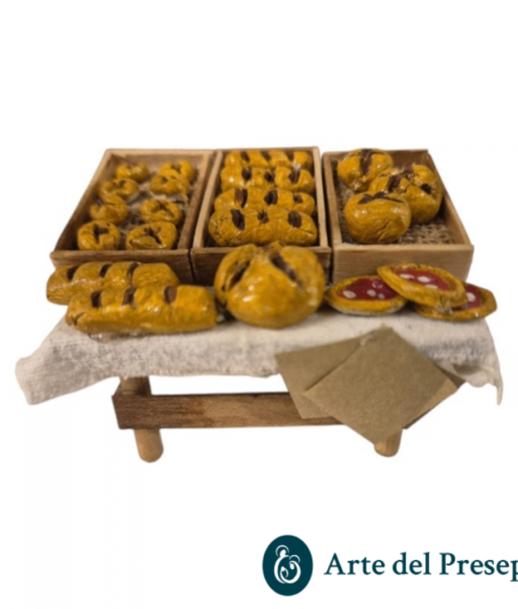 Banchetto fornaio per pastori trai 7 e i 10cm 262/26