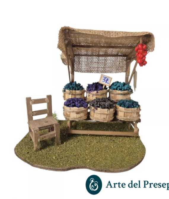 Scena venditore di olive per pastori trai 8 e i 10 cm 263/26