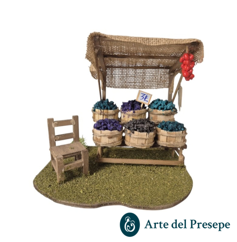 Scena venditore di olive per pastori trai 8 e i 10 cm 263/26