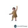 Bimbo con braccio in alto in Terracotta per pastori trai 7 e i  10cm 266/26