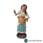 Donna con anfora in mano in Terracotta da 10cm 277/26