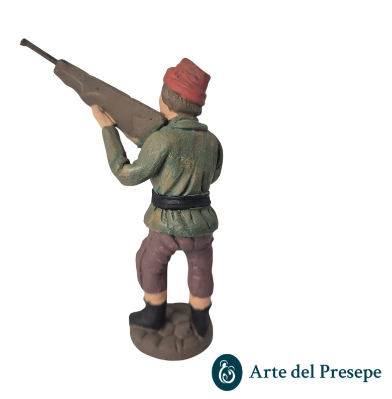 Cacciatore in Terracotta da 10cm 279/26 - immagine 3