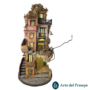 Presepe base tonda con Forno e luci TRASFORMATORE NON INCLUSO A/1526