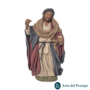 San Giuseppe da 20cm in Terracotta vestiti in Stoffa 281/26