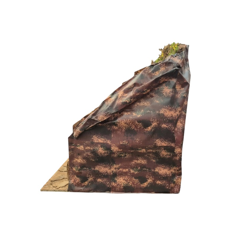 Presepe per pastori da 10/8/6 cm con Cascata-Forno-Mulino e Luci E/026 - immagine 3